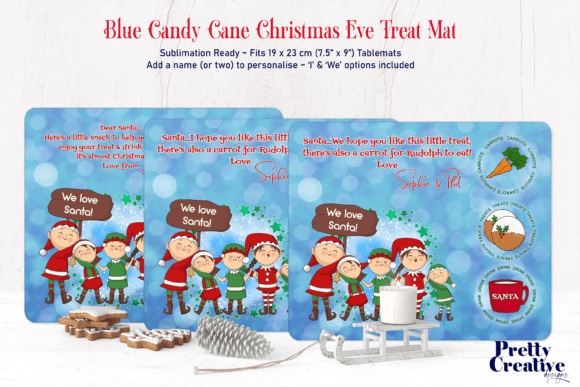 Blue Candy Cane Christmas Eve Treats Mat Review