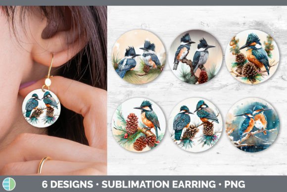Christmas Kingfisher Round Earring Sub Review