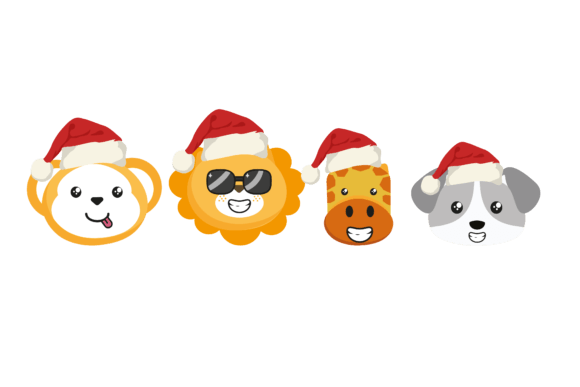 Design Animal Christmas Vector Illustration Review
