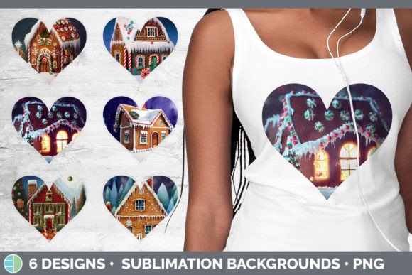 Gingerbread Christmas Hearts Clipart S Illustrations