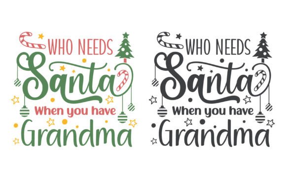 Typography Design for Christmas Illustrations